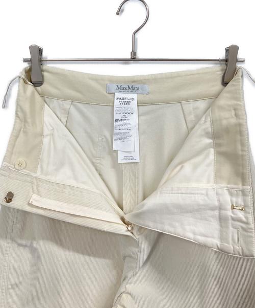MaxMara（マックスマーラ）MaxMara (マックスマーラ) クロップドパンツ オフホワイト サイズ:44の古着・服飾アイテム