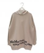 'S Max Maraエスマックスマーラ）の古着「コットン ジャージー ロゴ スウェット」｜ベージュ