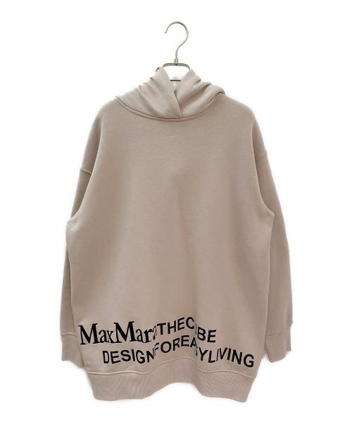 'S Max Mara（エスマックスマーラ）'S Max Mara (エスマックスマーラ) コットン ジャージー ロゴ スウェット ベージュ サイズ:XSの古着・服飾アイテム