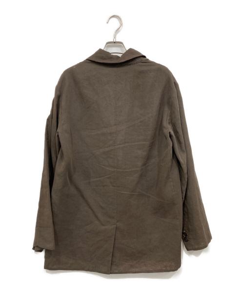 BRUNELLO CUCINELLI（ブルネロクチネリ）BRUNELLO CUCINELLI (ブルネロクチネリ) シアーコットンジャケット ブラウン サイズ:42の古着・服飾アイテム