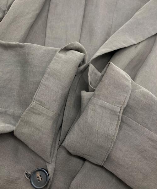 BRUNELLO CUCINELLI（ブルネロクチネリ）BRUNELLO CUCINELLI (ブルネロクチネリ) シアーコットンジャケット ブラウン サイズ:42の古着・服飾アイテム
