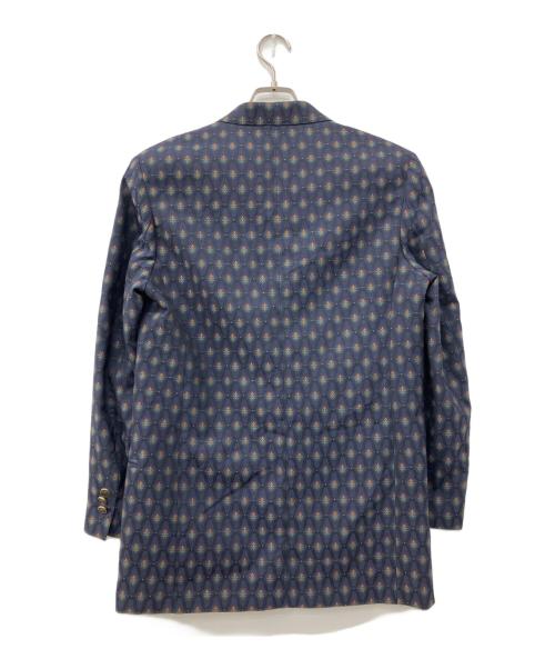 ETRO（エトロ）ETRO (エトロ) ダブルジャケット ネイビー サイズ:38の古着・服飾アイテム