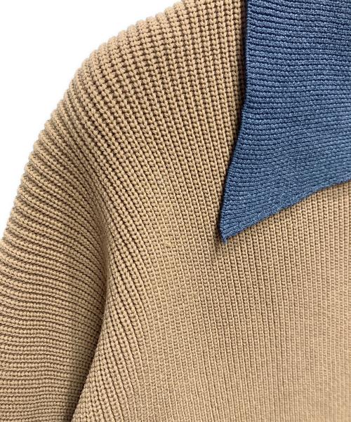 LOGAN（ローガン）LOGAN (ローガン) CITYSHOP (シティショップ) 別注 PY ニットカーディガン ベージュ サイズ:FREEの古着・服飾アイテム
