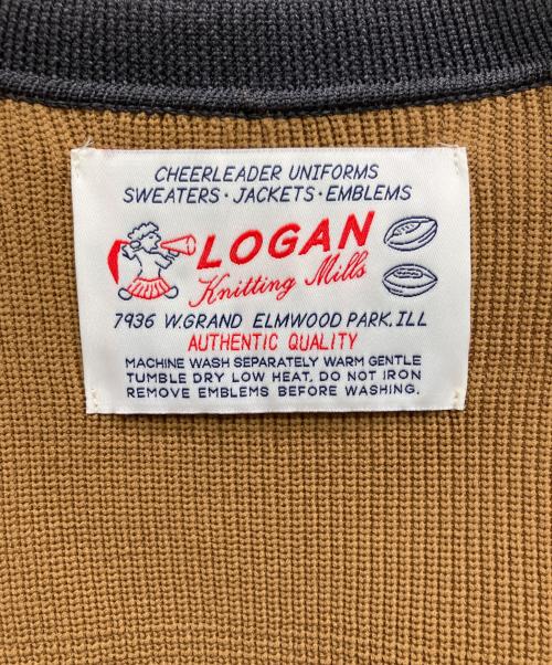 LOGAN（ローガン）LOGAN (ローガン) CITYSHOP (シティショップ) 別注 PY ニットカーディガン ベージュ サイズ:FREEの古着・服飾アイテム