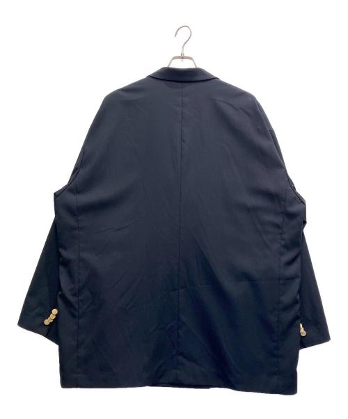 MAISON SPECIAL（メゾンスペシャル）MAISON SPECIAL (メゾンスペシャル) CORDURA ウール ピークドラペルプライムオーバー ダブルブレザー ネイビー サイズ:02の古着・服飾アイテム