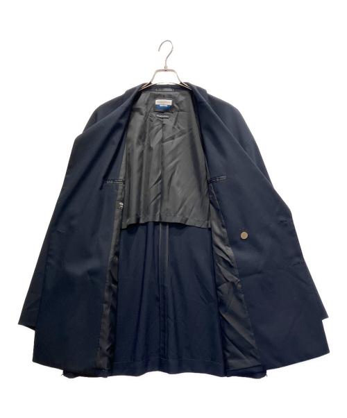 MAISON SPECIAL（メゾンスペシャル）MAISON SPECIAL (メゾンスペシャル) CORDURA ウール ピークドラペルプライムオーバー ダブルブレザー ネイビー サイズ:02の古着・服飾アイテム