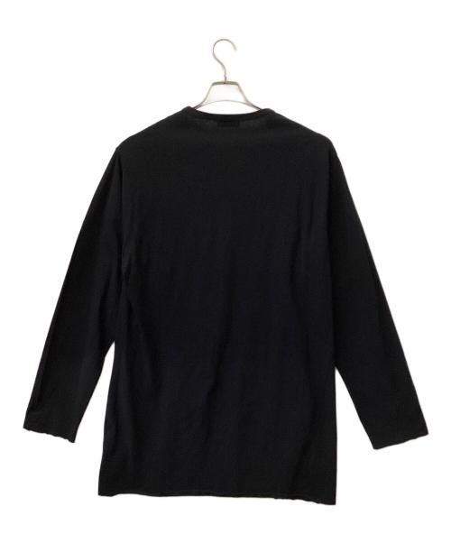 Yohji Yamamoto pour homme（ヨウジヤマモト プールオム）Yohji Yamamoto pour homme (ヨウジヤマモト プールオム) スリットカットソー ブラック サイズ:3の古着・服飾アイテム