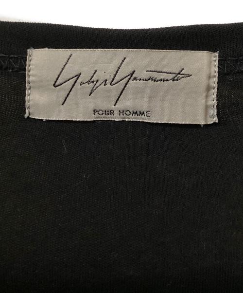 Yohji Yamamoto pour homme（ヨウジヤマモト プールオム）Yohji Yamamoto pour homme (ヨウジヤマモト プールオム) ラウンドネックカーディガン ブラック サイズ:3の古着・服飾アイテム