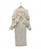 AKTEアクテ）の古着「レイヤードフリルギャザードレス」｜アイボリー