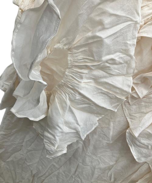 AKTE（アクテ）AKTE (アクテ) レイヤードフリルギャザードレス アイボリー サイズ:Fの古着・服飾アイテム