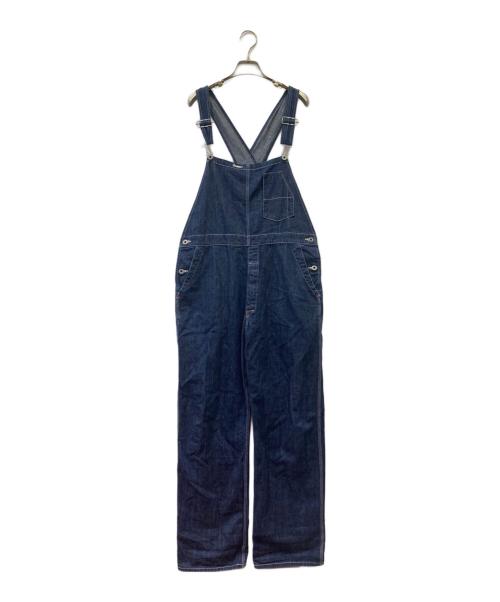 leno（リノ）leno (リノ) セルヴィッチデニムオーバーオール インディゴ サイズ:2の古着・服飾アイテム