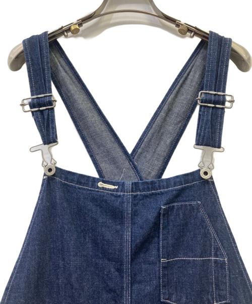 leno（リノ）leno (リノ) セルヴィッチデニムオーバーオール インディゴ サイズ:2の古着・服飾アイテム