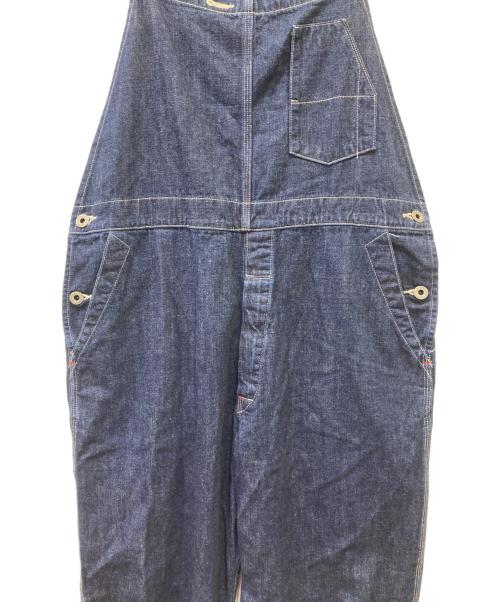 leno（リノ）leno (リノ) セルヴィッチデニムオーバーオール インディゴ サイズ:2の古着・服飾アイテム
