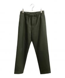 AURALEE（オーラリー）の古着「LIGHT MELTON EASY SLACKS」｜カーキ