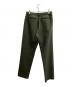 AURALEE (オーラリー) LIGHT MELTON EASY SLACKS カーキ サイズ:3：9000円