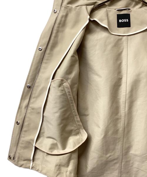 BOSS（ボス）BOSS (ボス) LIGHTWEIGHT JACKET PARKANO(ジャケット) ベージュ サイズ:34の古着・服飾アイテム