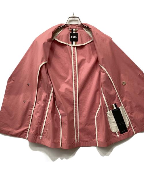 BOSS（ボス）BOSS (ボス) Hanry Slim Fit Double Breasted Jacket ピンク サイズ:48の古着・服飾アイテム