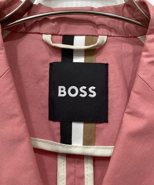 BOSS（ボス）BOSS (ボス) Hanry Slim Fit Double Breasted Jacket ピンク サイズ:48の古着・服飾アイテム