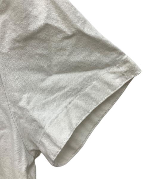 BOTTEGA VENETA（ボッテガベネタ）BOTTEGA VENETA (ボッテガベネタ) ステッチ ロゴ刺繍Tシャツ ホワイト サイズ:XSの古着・服飾アイテム