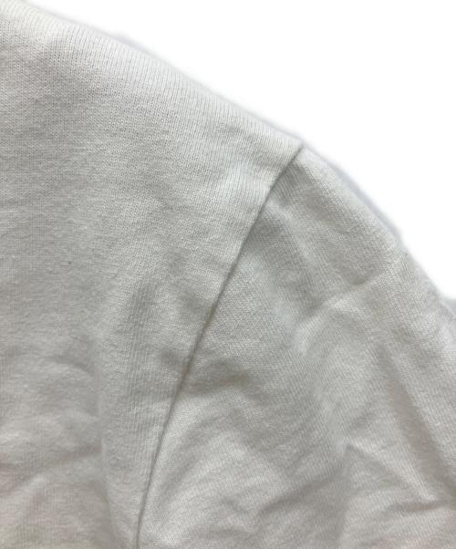 BOTTEGA VENETA（ボッテガベネタ）BOTTEGA VENETA (ボッテガベネタ) ステッチ ロゴ刺繍Tシャツ ホワイト サイズ:XSの古着・服飾アイテム