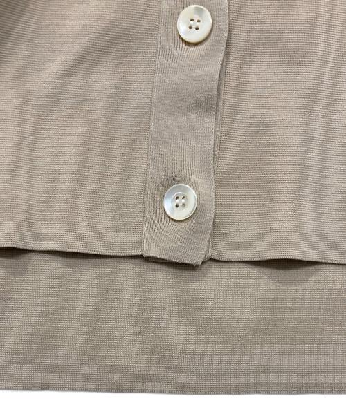 CHAOS（カオス）CHAOS (カオス) シルク混カーディガン ベージュ サイズ:FREEの古着・服飾アイテム