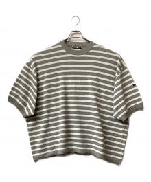 is-ness（イズネス）の古着「BALLOON T SHIRT(バルーンTシャツ)」｜グレー×ホワイト