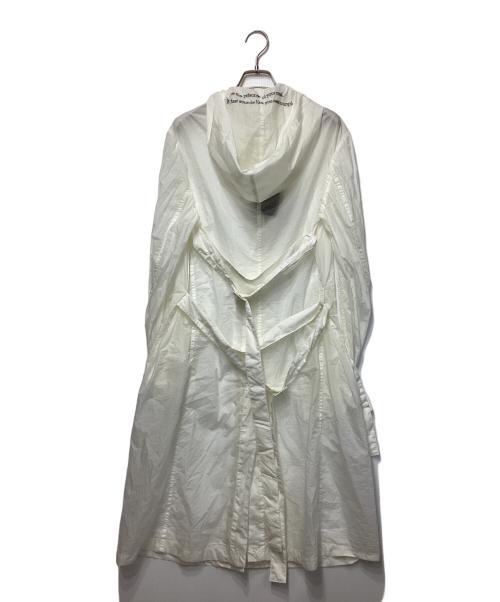 LIMI feu（リミフゥ）LIMI feu (リミフゥ) シースルーベルトコート アイボリー サイズ:２の古着・服飾アイテム