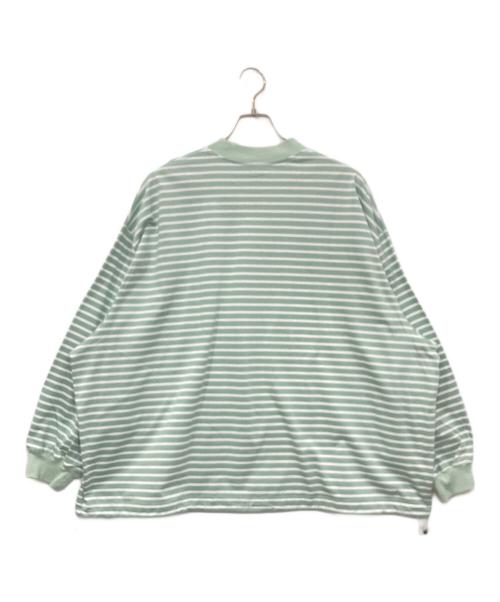 is-ness（イズネス）is-ness (イズネス) BALLOON LONG SLEEVE T SHIRT/バルーンロングスリーブTシャツ グリーン サイズ:M 未使用品の古着・服飾アイテム