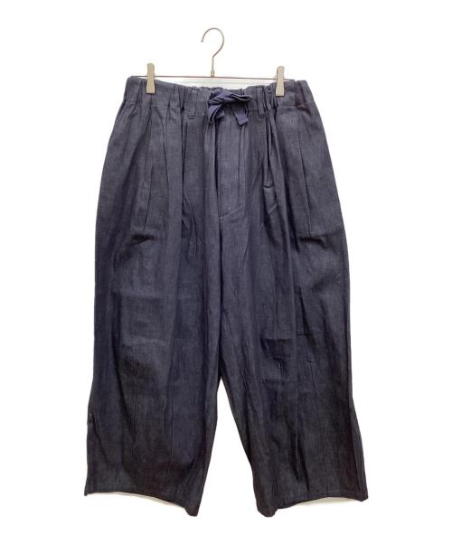 is-ness（イズネス）is-ness (イズネス) BALLOON EZ PANTS DENIM サイズ:Ｍ 未使用品の古着・服飾アイテム