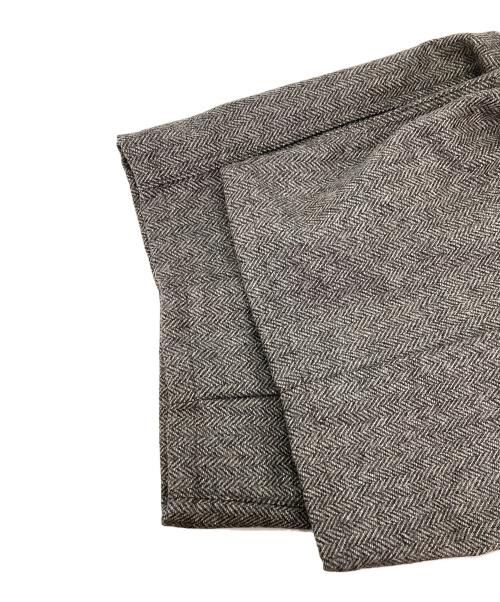 is-ness（イズネス）is-ness (イズネス) balloon EZ pants Herringbone ブラウン サイズ:REGULAR LENGTH 未使用品の古着・服飾アイテム