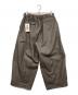 is-ness (イズネス) balloon EZ pants Herringbone ブラウン サイズ:REGULAR LENGTH 未使用品：17000円