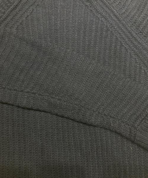 DIESEL Black Gold（ディーゼル ブラック ゴールド）DIESEL BLACK GOLD (ディーゼル ブラック ゴールド) ケーブル編みニット ネイビー サイズ:Mの古着・服飾アイテム