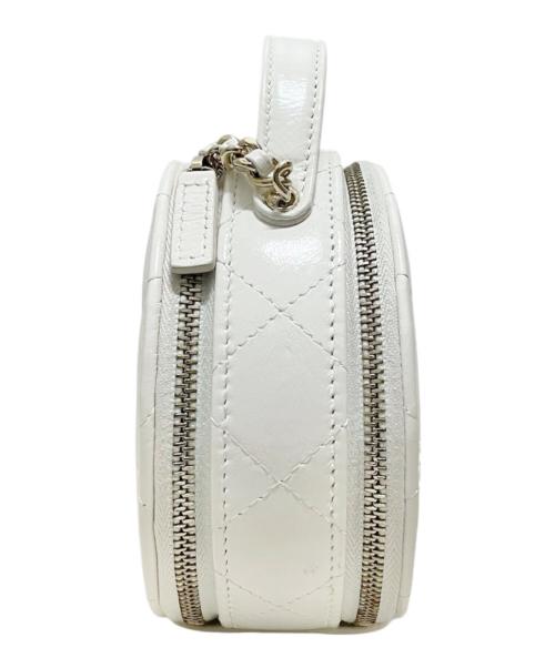 CHANEL（シャネル）CHANEL (シャネル) チェーンショルダーバニティバッグ ホワイト サイズ:-の古着・服飾アイテム