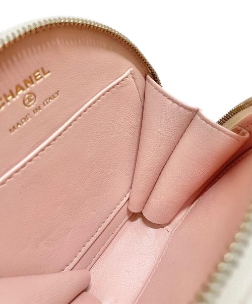 CHANEL（シャネル）CHANEL (シャネル) チェーンショルダーバニティバッグ ホワイト サイズ:-の古着・服飾アイテム