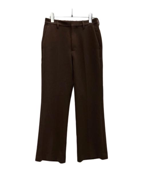 FRAMeWORK（フレームワーク）FRAMeWORK (フレームワーク) セミフレアパンツ ブラウン サイズ:SIZE36の古着・服飾アイテム