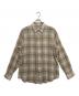 AURALEE（オーラリー）の古着「AIRY WOOL CHECK SHIRT」｜イエロー×グレー