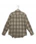 AURALEE (オーラリー) AIRY WOOL CHECK SHIRT イエロー×グレー サイズ:5：30000円