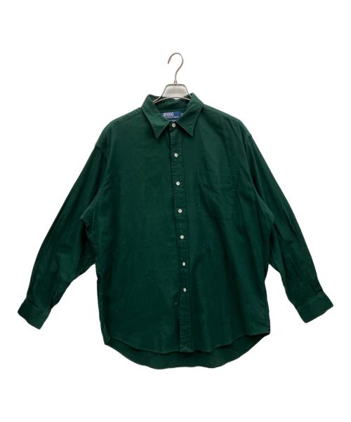 POLO RALPH LAUREN（ポロ・ラルフローレン）POLO RALPH LAUREN (ポロ・ラルフローレン) LOWELL SPORT ロングスリーブシャツ グリーン サイズ:Lの古着・服飾アイテム