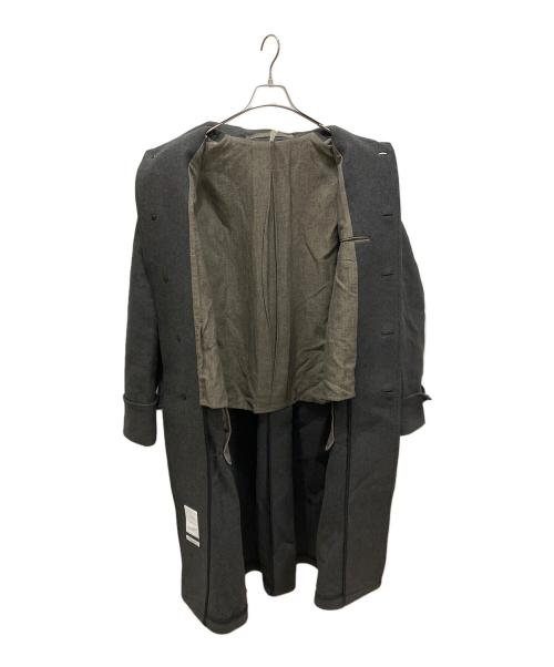 SUS-SOUS（シュス）SUS-SOUS (シュス) foot guards great coat グレー サイズ:9の古着・服飾アイテム