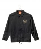Ajicoアジコ）の古着「マッドスマイル コーチジャケット」｜ブラック