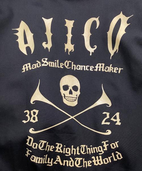 Ajico（アジコ）Ajico (アジコ) マッドスマイル コーチジャケット ブラック サイズ:XLの古着・服飾アイテム