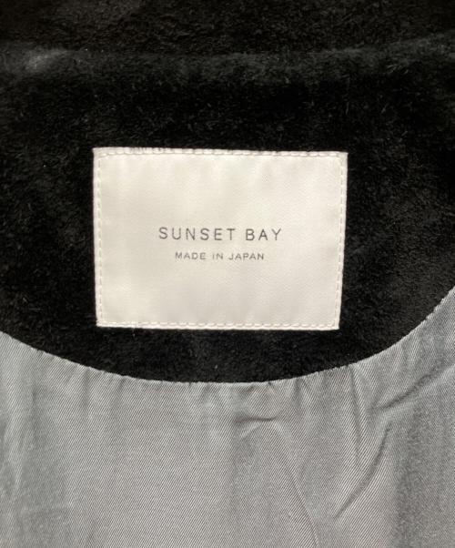 SUNSET BAY（サンセット ベイ）SUNSET BAY (サンセット ベイ) ANAHEIM レザーコーチジャケット ブラック サイズ:4の古着・服飾アイテム
