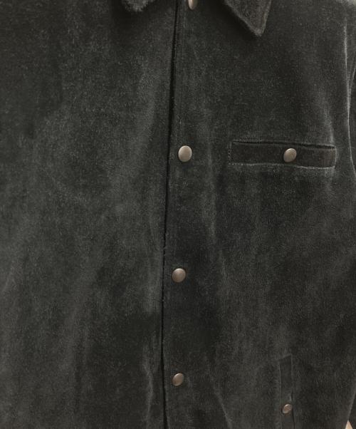 SUNSET BAY（サンセット ベイ）SUNSET BAY (サンセット ベイ) ANAHEIM レザーコーチジャケット ブラック サイズ:4の古着・服飾アイテム