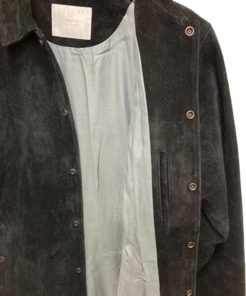 SUNSET BAY（サンセット ベイ）SUNSET BAY (サンセット ベイ) ANAHEIM レザーコーチジャケット ブラック サイズ:4の古着・服飾アイテム