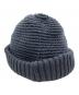 kijima takayuki (キジマタカユキ) WOOL PAPER KNIT GARRISON CAP ネイビー：9000円