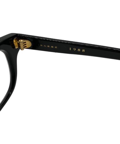 白山眼鏡店（ハクサンガンキョウテン）白山眼鏡店 (ハクサンガンキョウテン) 伊達眼鏡 ブラックの古着・服飾アイテム