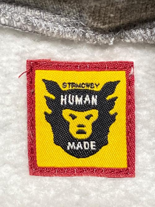 HUMAN MADE（ヒューマンメイド）HUMAN MADE (ヒューマンメイド) Heart Logo Hoodie グレー サイズ:Mの古着・服飾アイテム