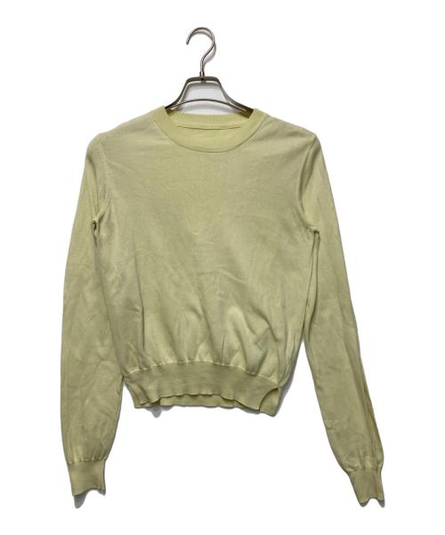 Martin Margiela4（マルタンマルジェラ 4）Martin Margiela4 (マルタンマルジェラ 4) クルーネックニット イエロー サイズ:Sの古着・服飾アイテム