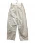 ok.soon (オクスン) drawstring cotton pants(ドローストリングコットンパンツ) ホワイト サイズ:S：12000円