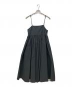room306ルームサンマルロクコンテンポラリー）の古着「Gather Flare Camisole One-piece」｜グレー